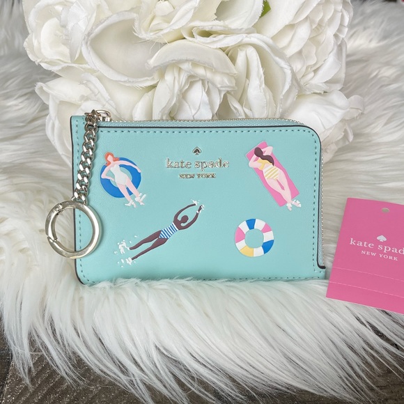 Kate Spade Splash L-Zip Card Holder